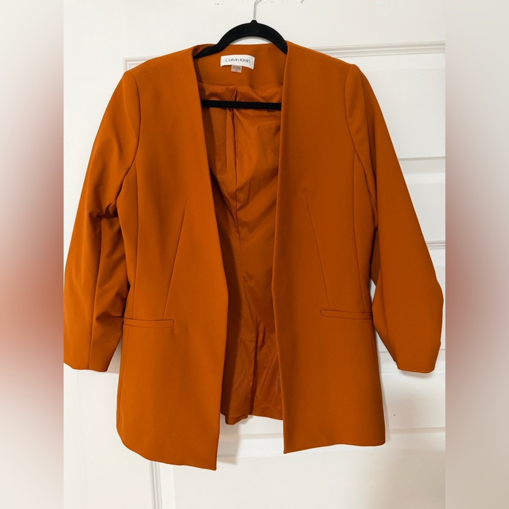 Calvin Klein Women's Rust Blazer